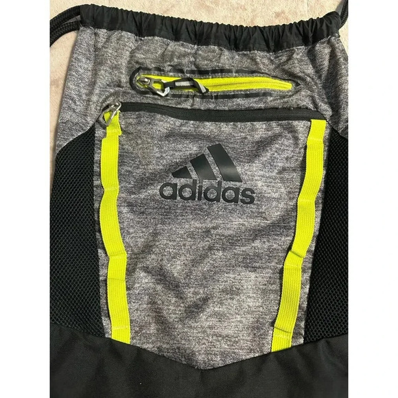 Adidas Sackpack Drawstring Bag Sporty Backpack - Picture 3 of 5